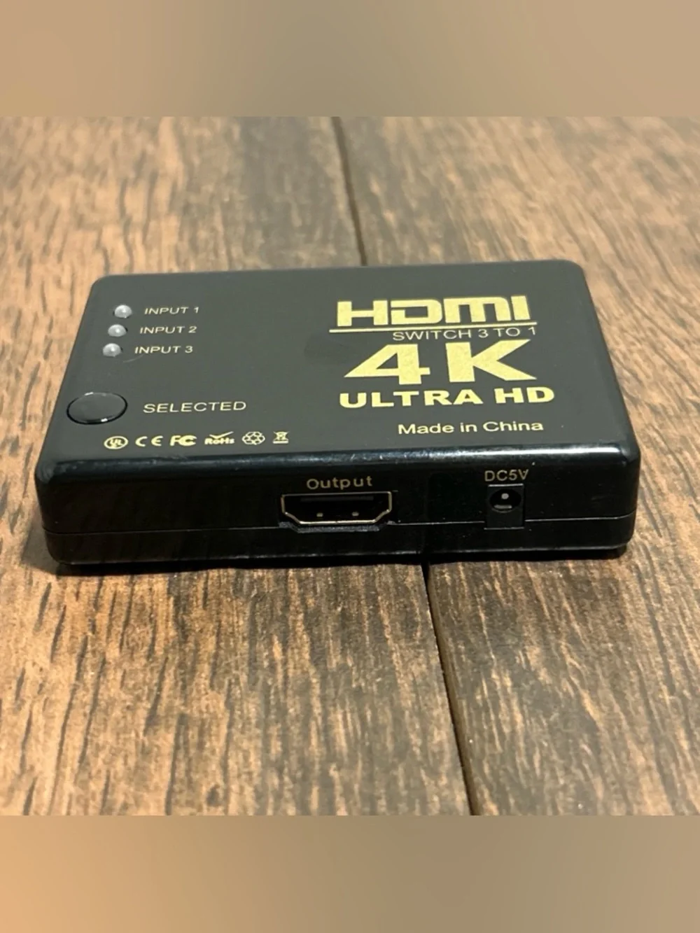 4K HDMI 3 Ports to 1 Switch Hub Full HD Ultra HD DVD HDTV Xbox PS3 PS4 Computer